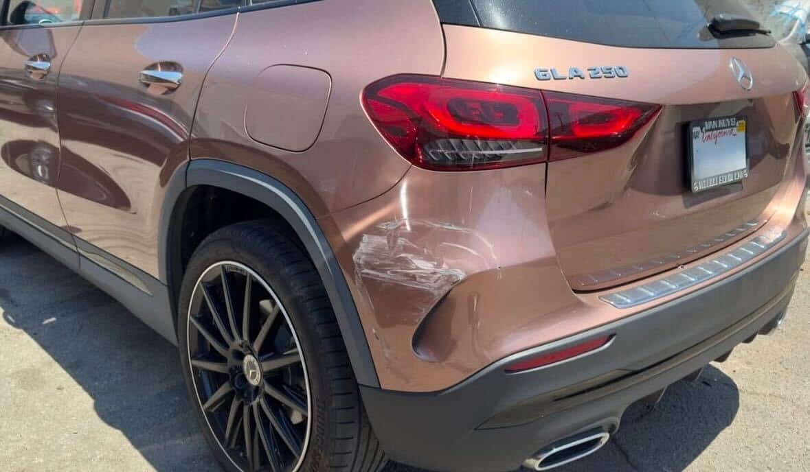 car repair before and after