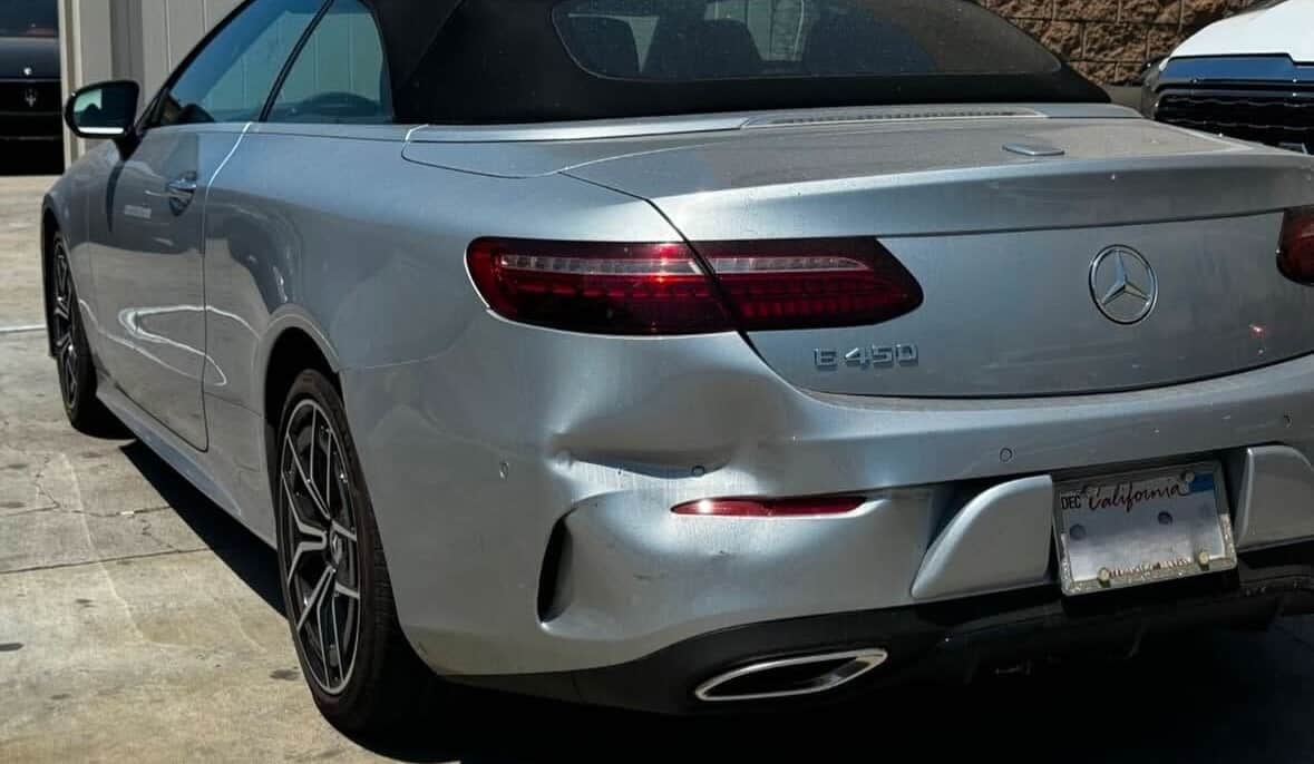 car repair before and after