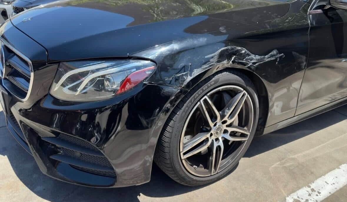 car repair before and after