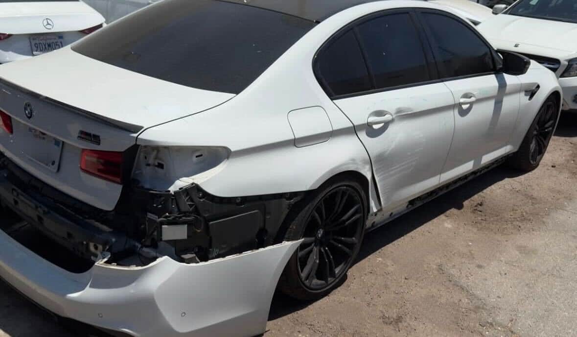 car repair before and after